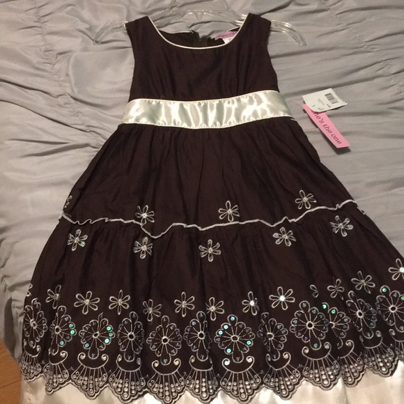 she’s the one Other - She’s The One Girls Brown Dress 7